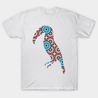 Toucan Silhouette with Pattern T-Shirt